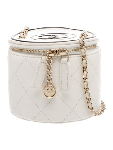 Mini Round Vanity Case w/ Chain