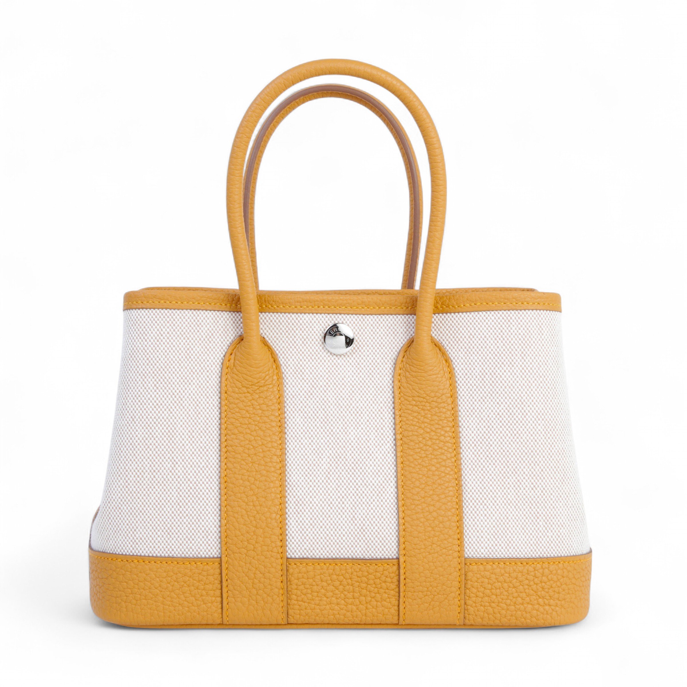 Hermes Brand New ( Rank N )  HERMÈS  Neo Garden Party 23 Natural Sable (21) Canvas Negonda Palladium hardware K (2025)