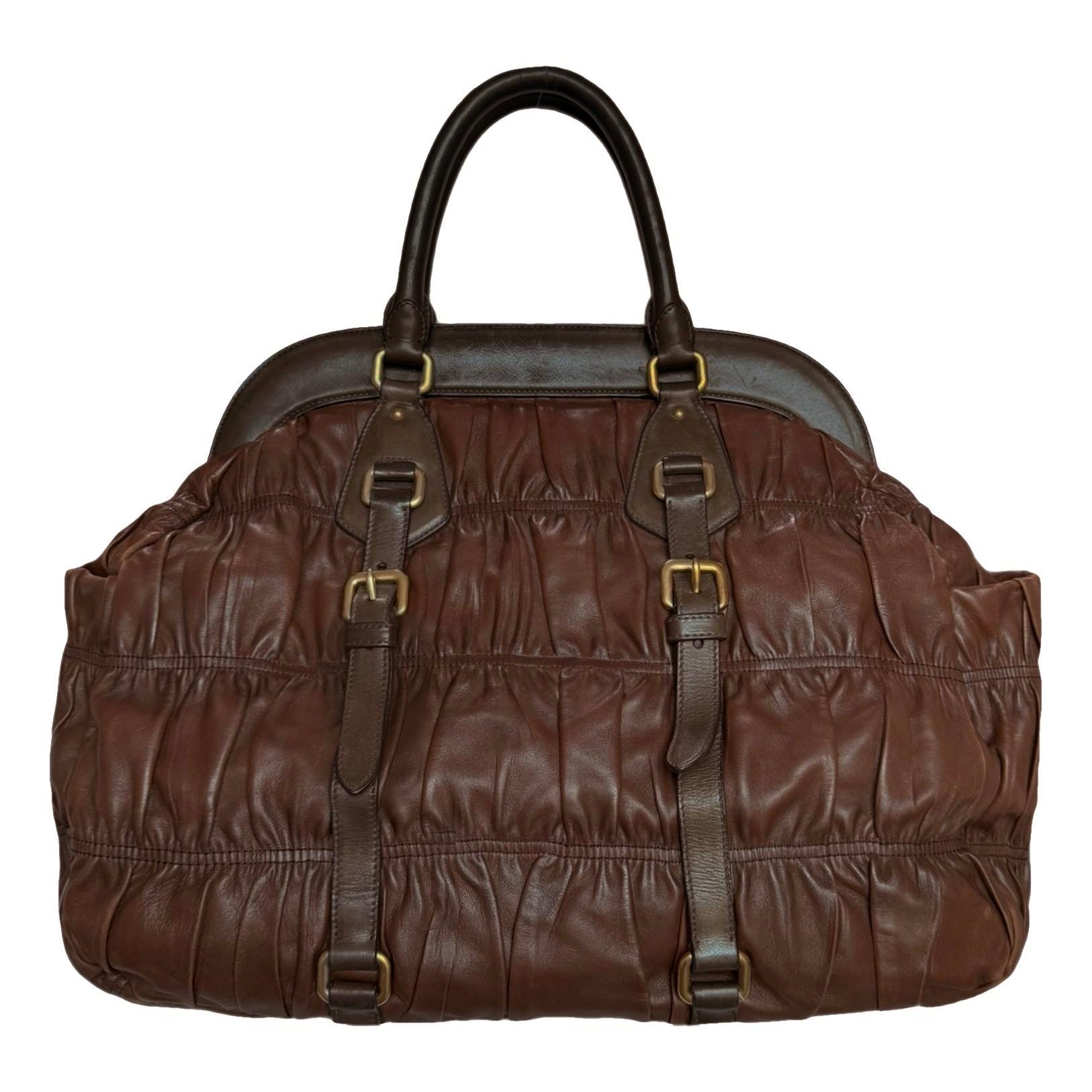 Leather handbag