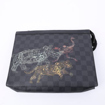 Coated Canvas Pochette Voyage