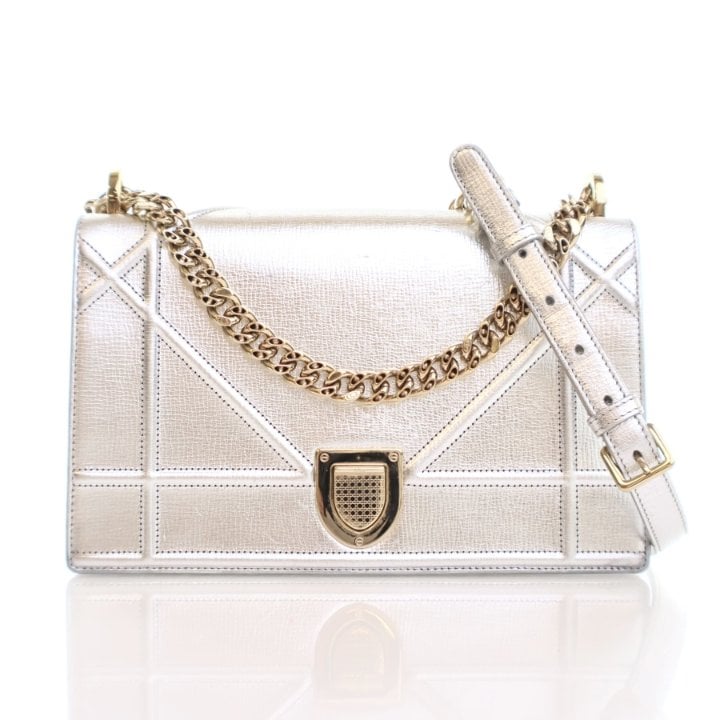 Dior Medium Grained Calfskin Diorama Flap Bag