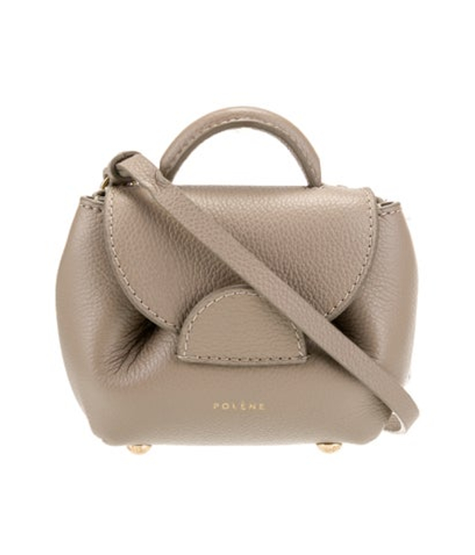 Polene Leather Crossbody Bag