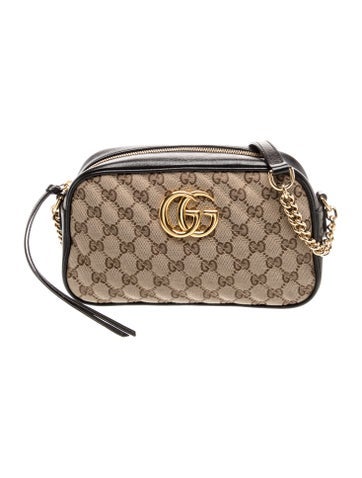 GG Canvas Marmont Small