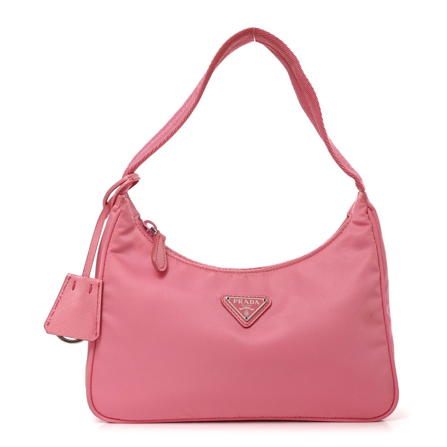 Prada Tessuto Nylon Mini Re-Edition 2000 Bag Begonia