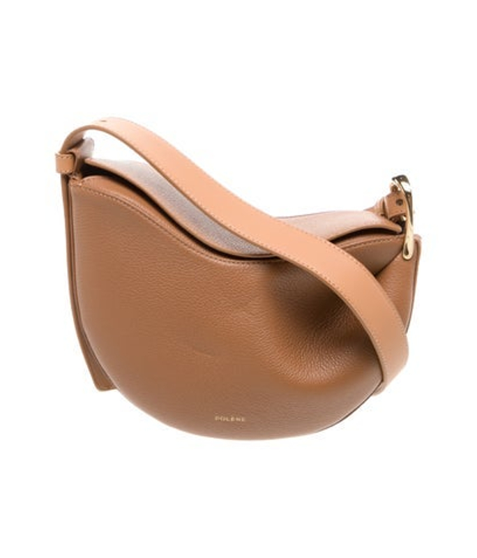 Polene Leather Crossbody Bag