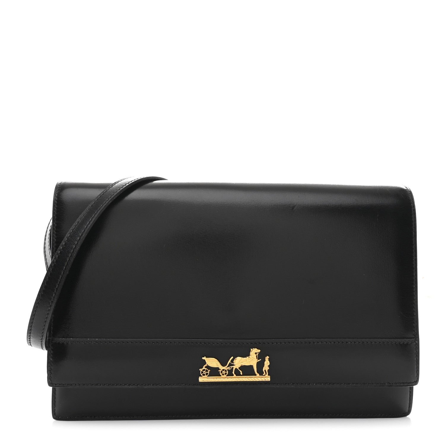 Hermes Hermes Box Eugenie Shoulder Bag Black
