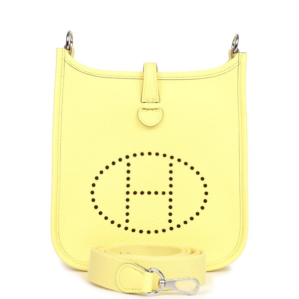 Hermes Hermes Evelyne TPM Limoncello Clemence Palladium Hardware