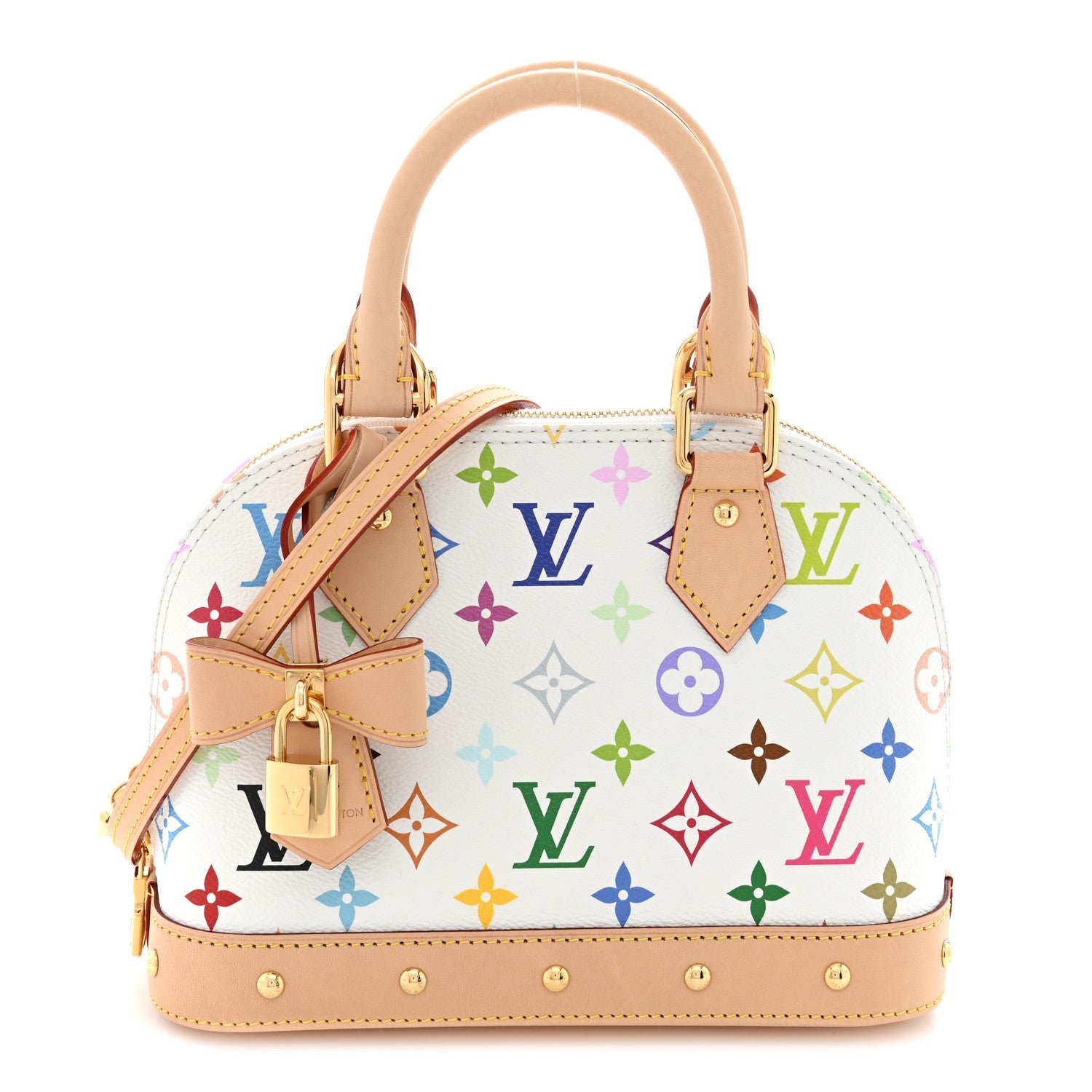 Louis Vuitton LV x TM Monogram Multicolor Alma BB White