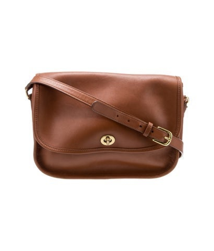 Coach Leather Messenger Bag