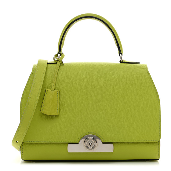 Moynat Carat Calfskin Rejane PM Anis