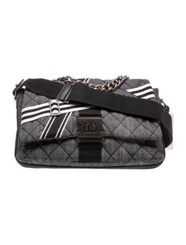 Denim Airlines Flap Messenger Bag