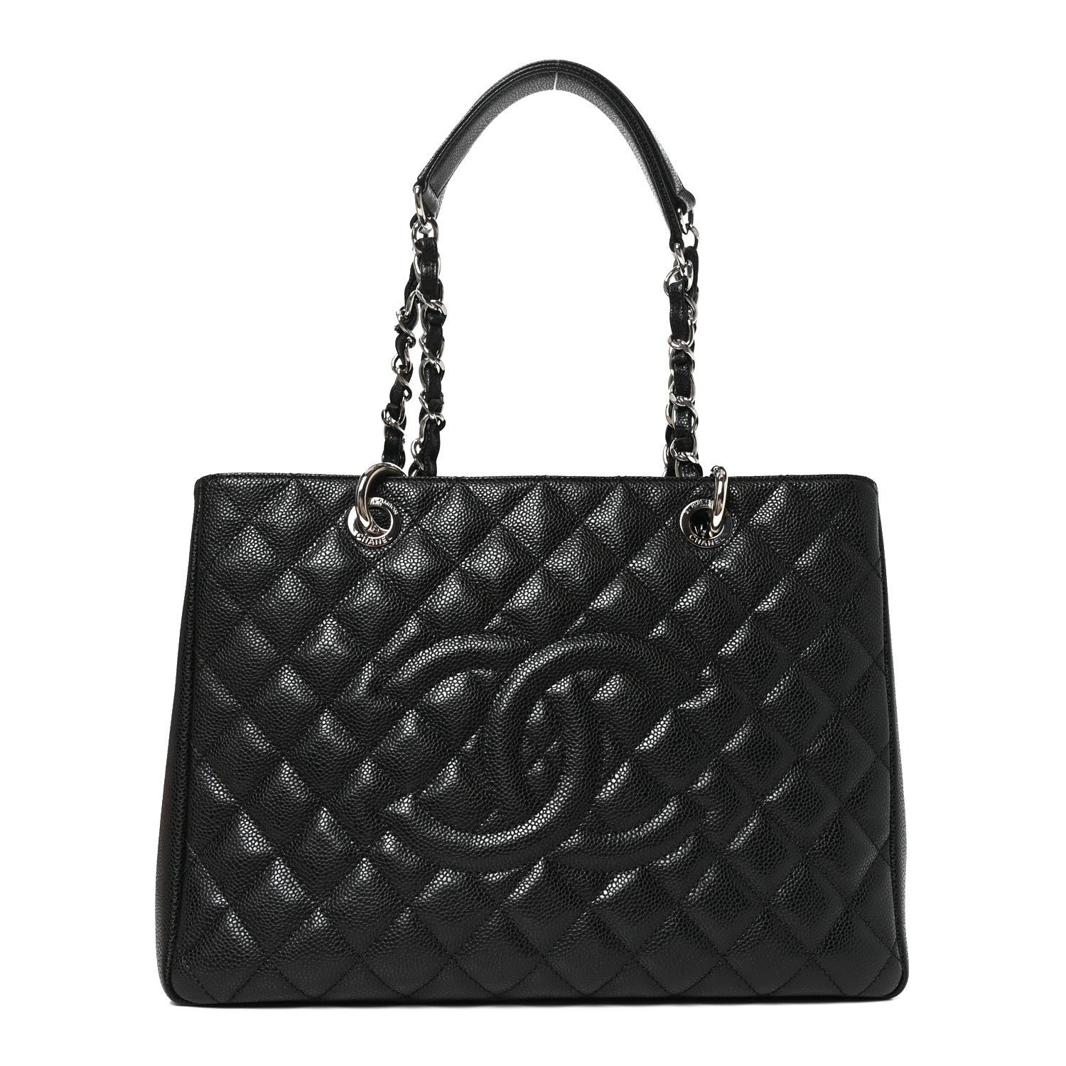 Chanel Caviar Quilted Grand Shopping Tote GST Black