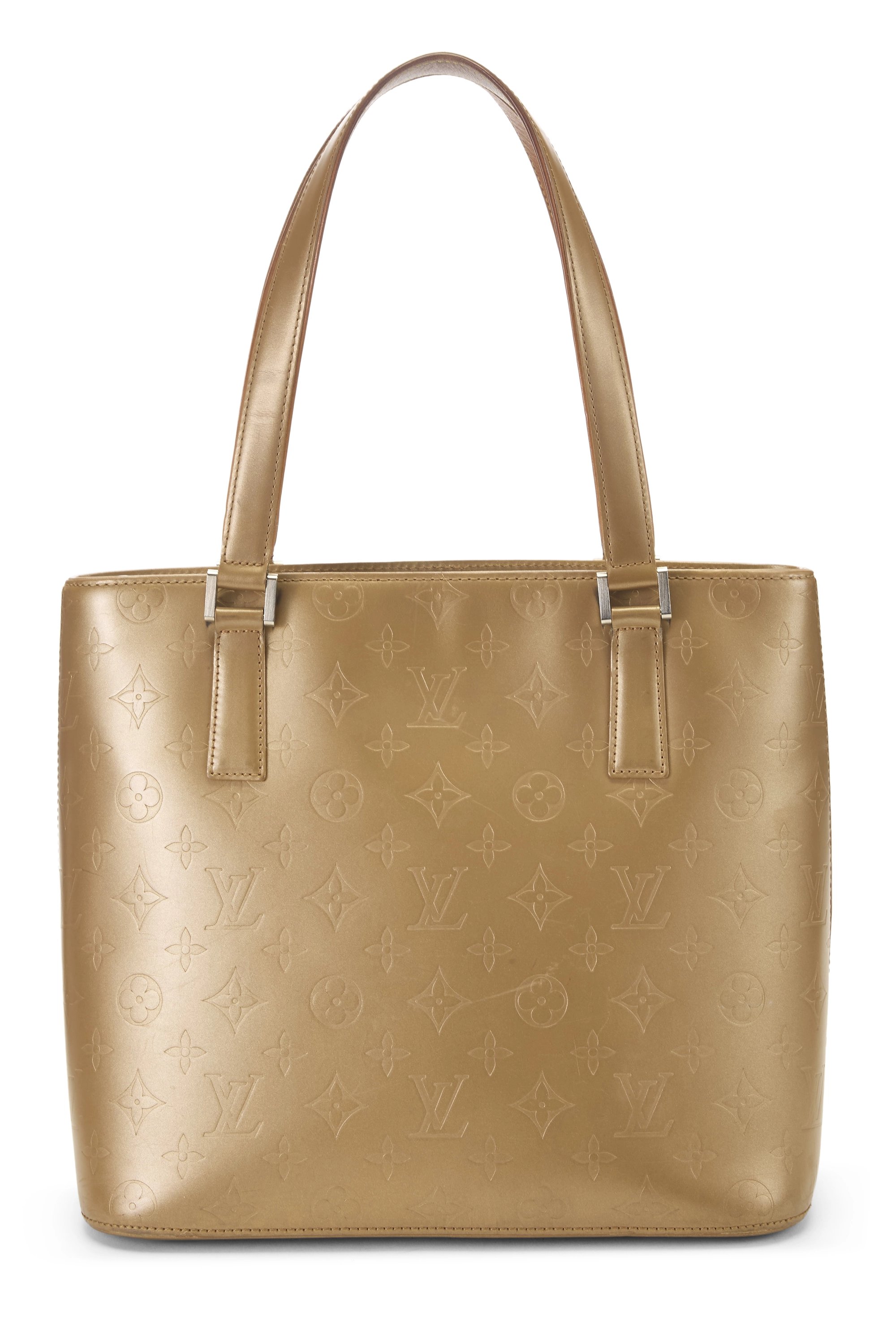 Beige Monogram Vernis Mat Stockton