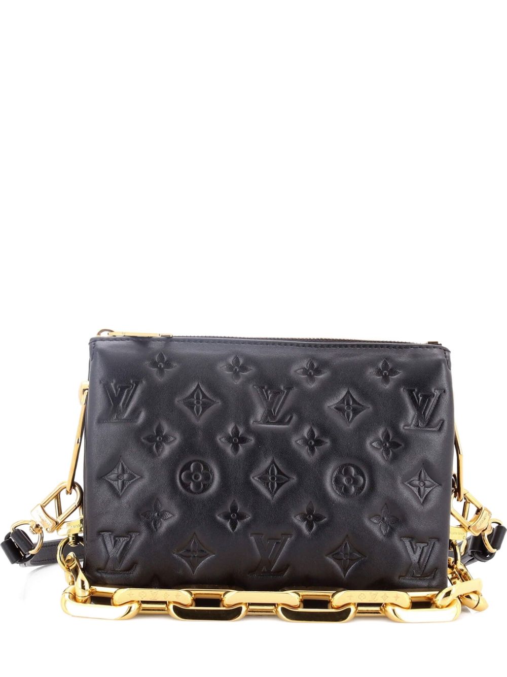 Coussin Bag Monogram Embossed Lambskin BB crossbody bag