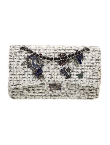 Garden Tweed Reissue Charms Flap Bag