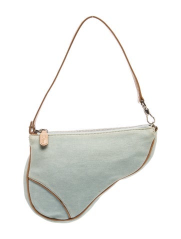 Denim Saddle Pochette Vintage
