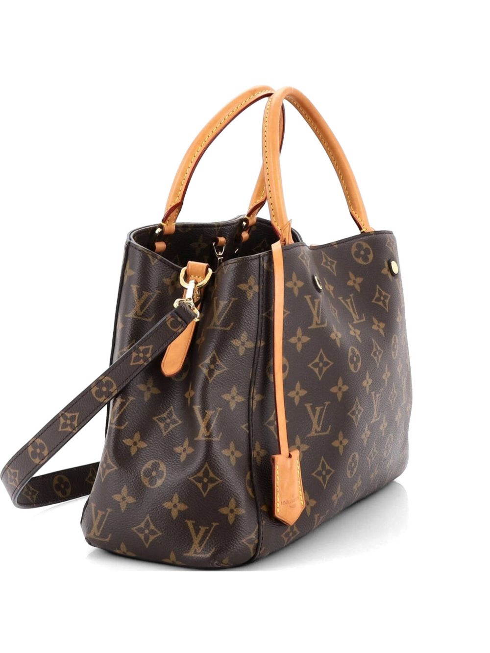 Montaigne Handbag Monogram Canvas MM tote bag