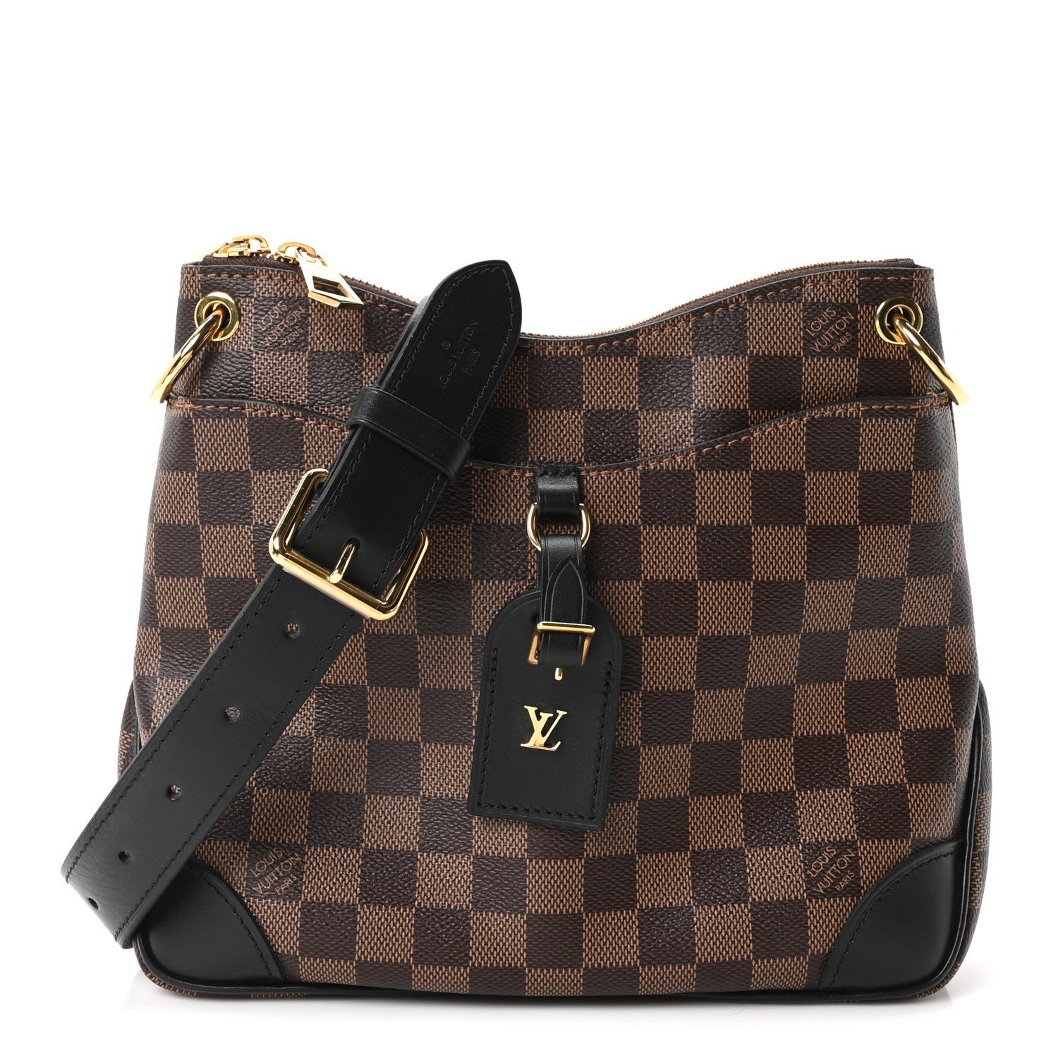 Louis Vuitton Louis Vuitton Damier Ebene Odeon PM Black