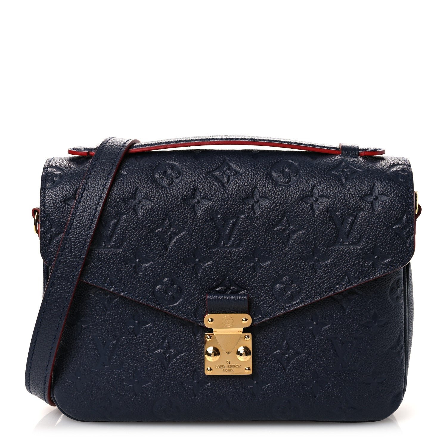 Louis Vuitton Empreinte Pochette Metis Marine Rouge