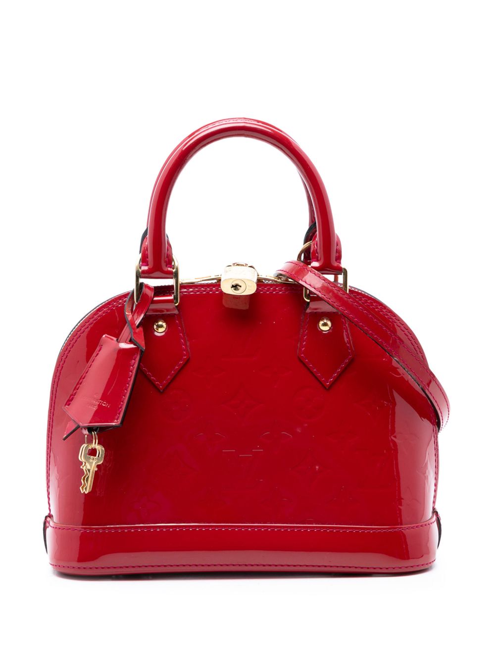 2013 Monogram Vernis Alma BB satchel