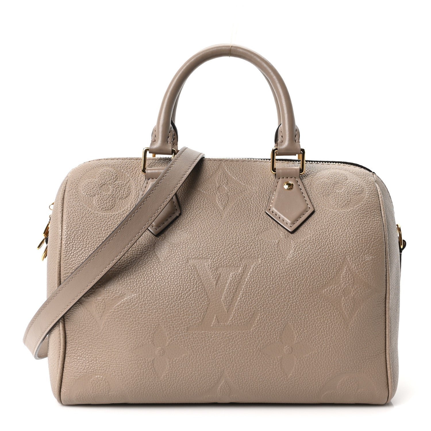 Louis Vuitton Empreinte Monogram Giant Speedy Bandouliere 25 Tourterelle