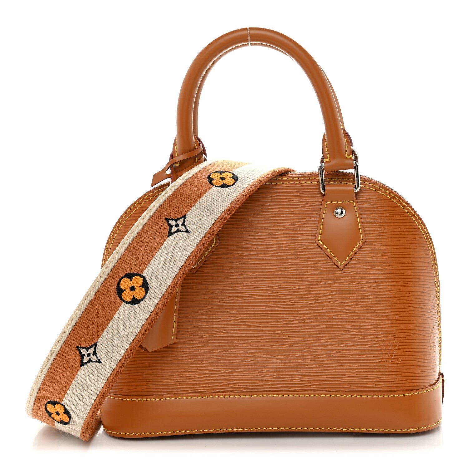 Louis Vuitton Epi Jacquard Alma BB Honey Gold