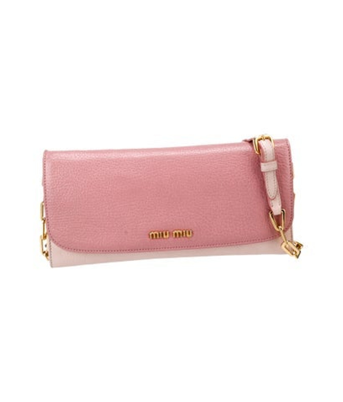 Miu Miu Miu Leather Clutch