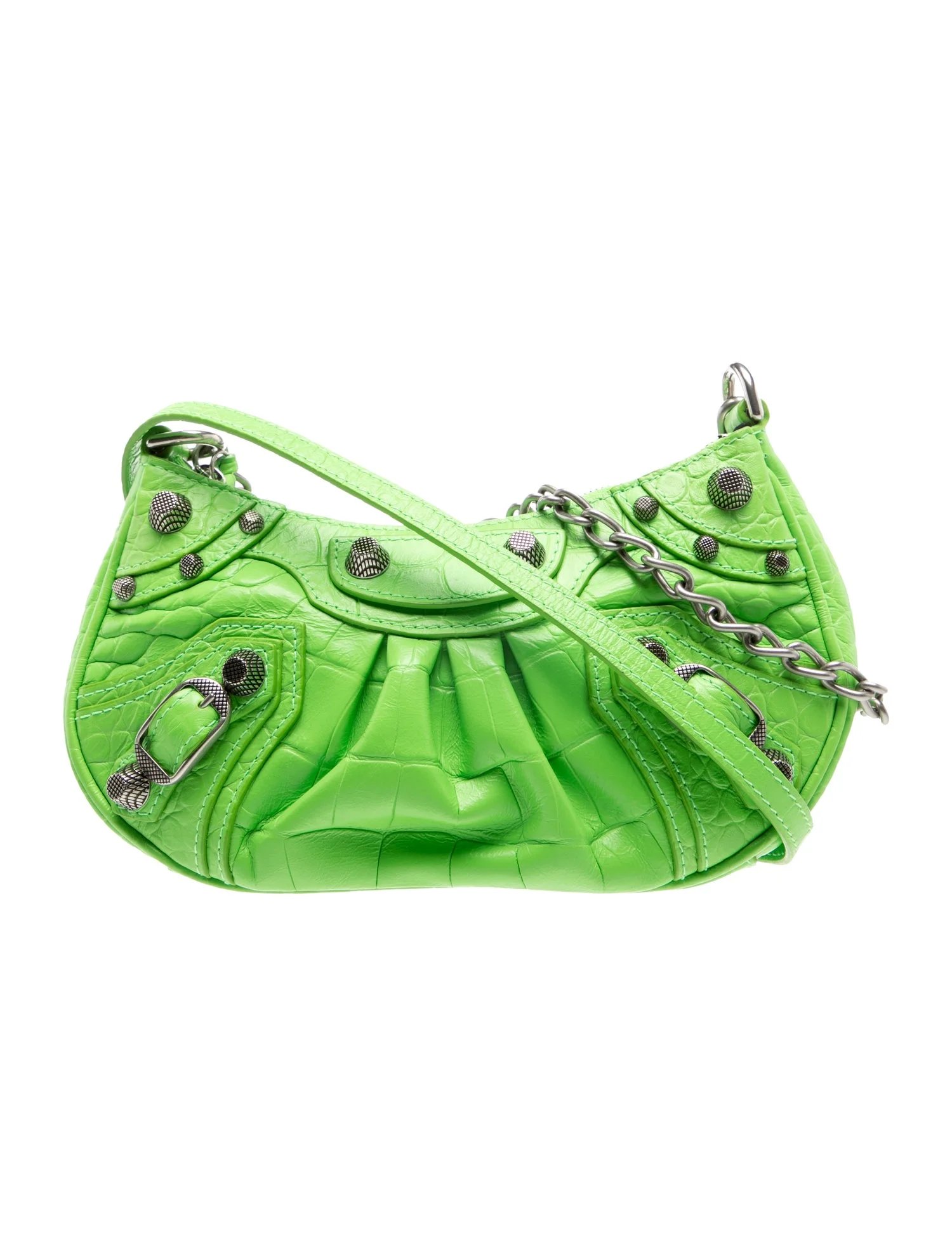Embossed Leather Le Cagole Mini