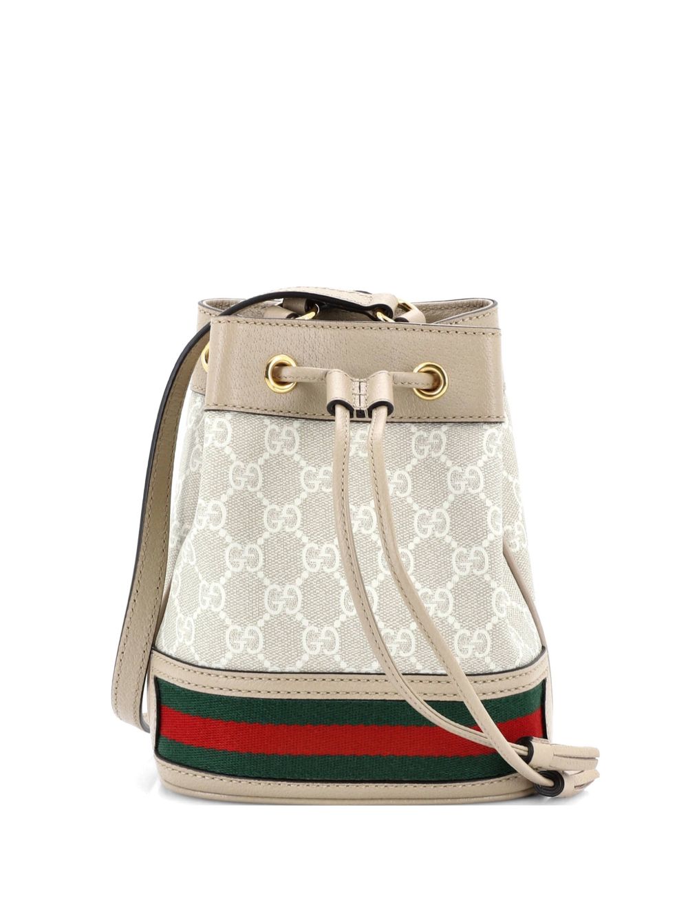 Ophidia GG Coated Canvas Mini bucket bag