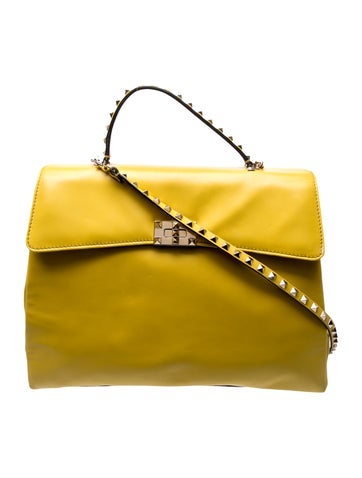 Rockstud Top Handle Bag