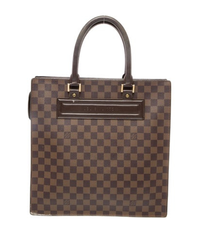 Louis Vuitton Vuitton Damier Ebene Venice Sac Plat Gm