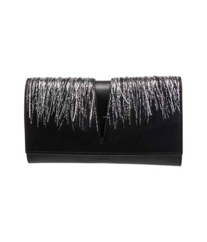 Jil Sander Sander Leather Clutch
