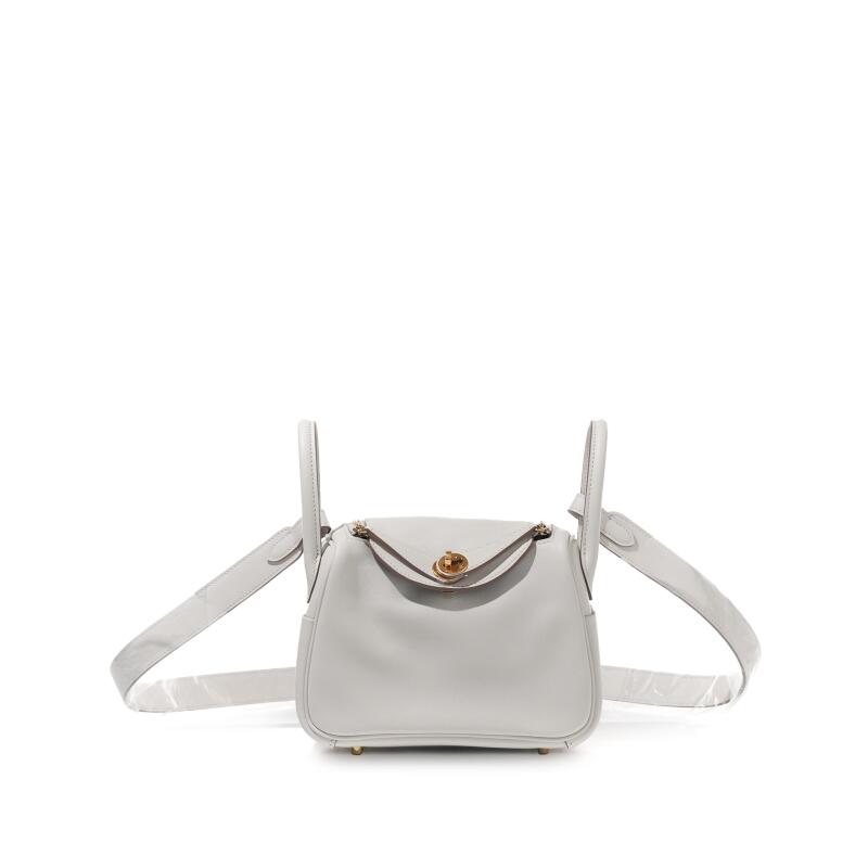 Gris Pale and Gris Meyer Swift Verso Mini Lindy 20 Gold Hardware, 2023