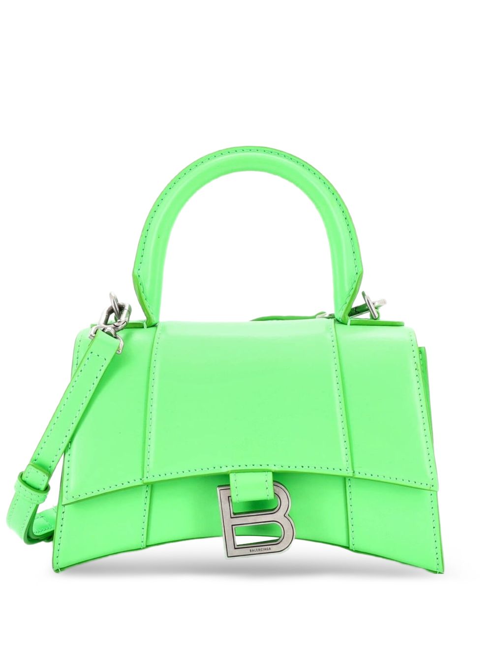 Hourglass Top Handle Bag Leather XS crossbody bag