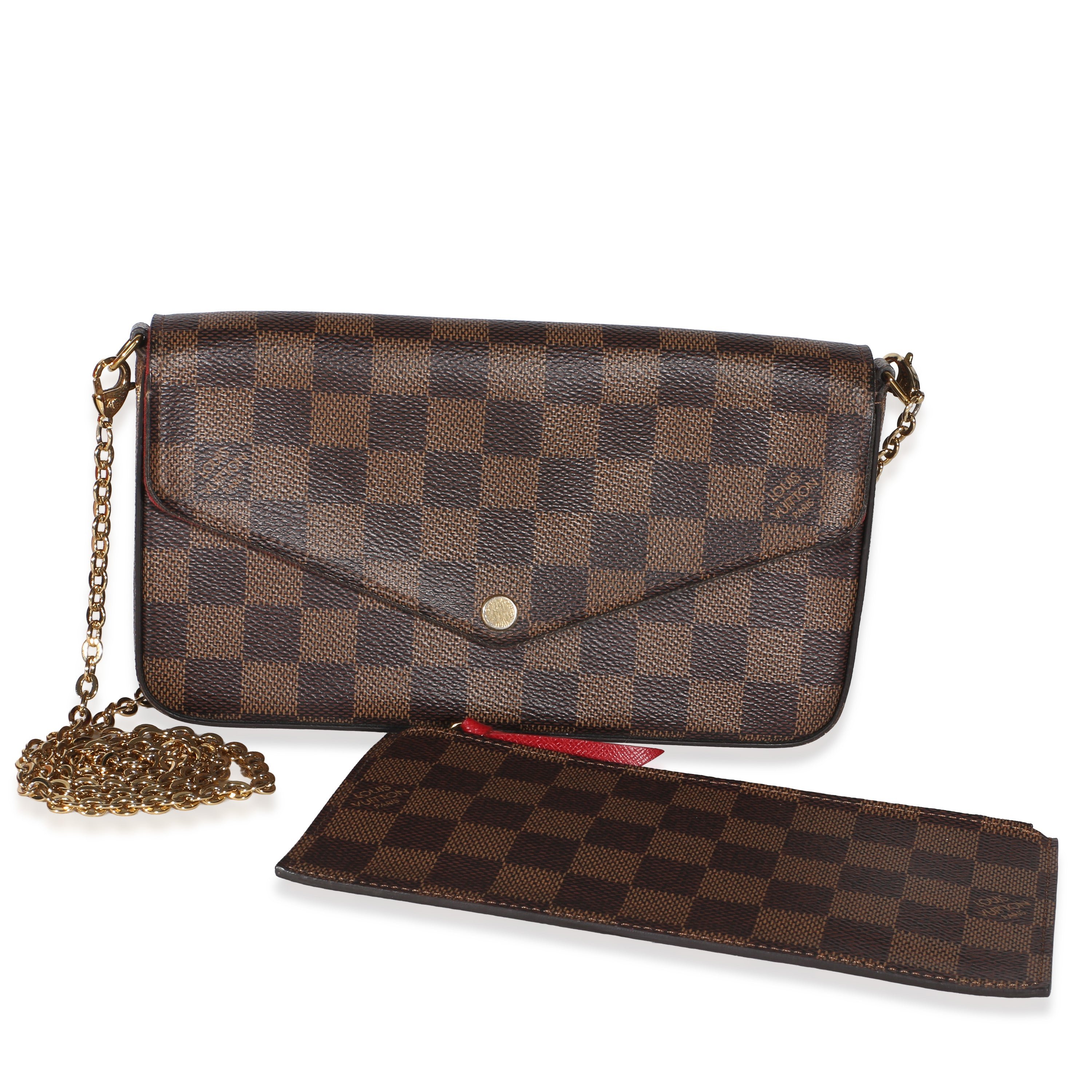 Damier Ebene Canvas Felicie Pochette
