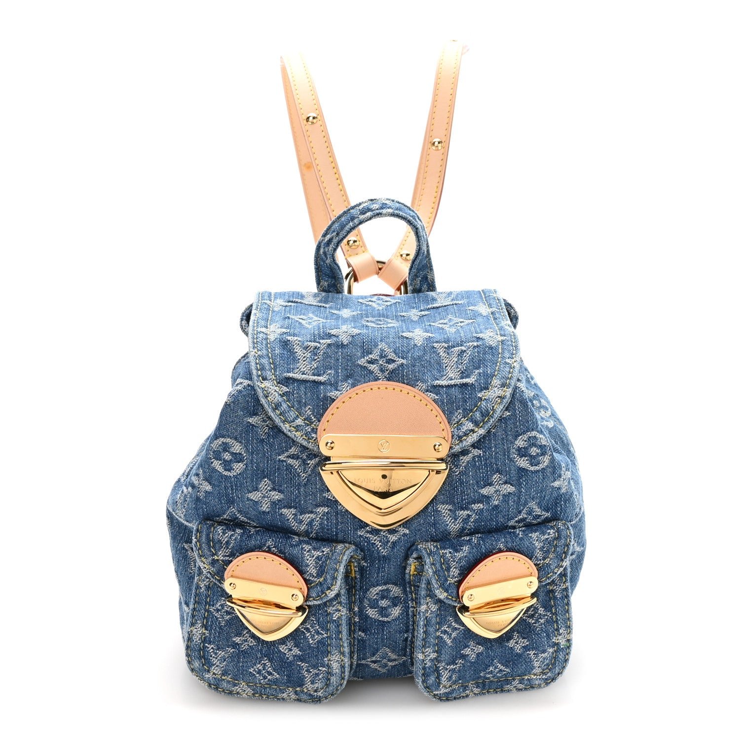 Louis Vuitton Denim Venice Backpack Blue