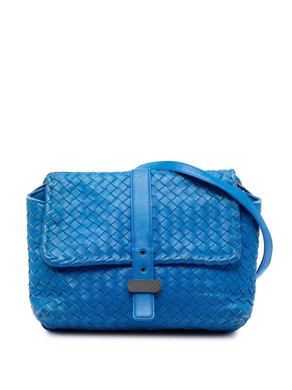 2012-2025 Nappa Intrecciato Double Sided Flap shoulder bag