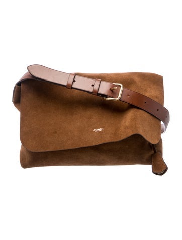 Suede Messenger Bag