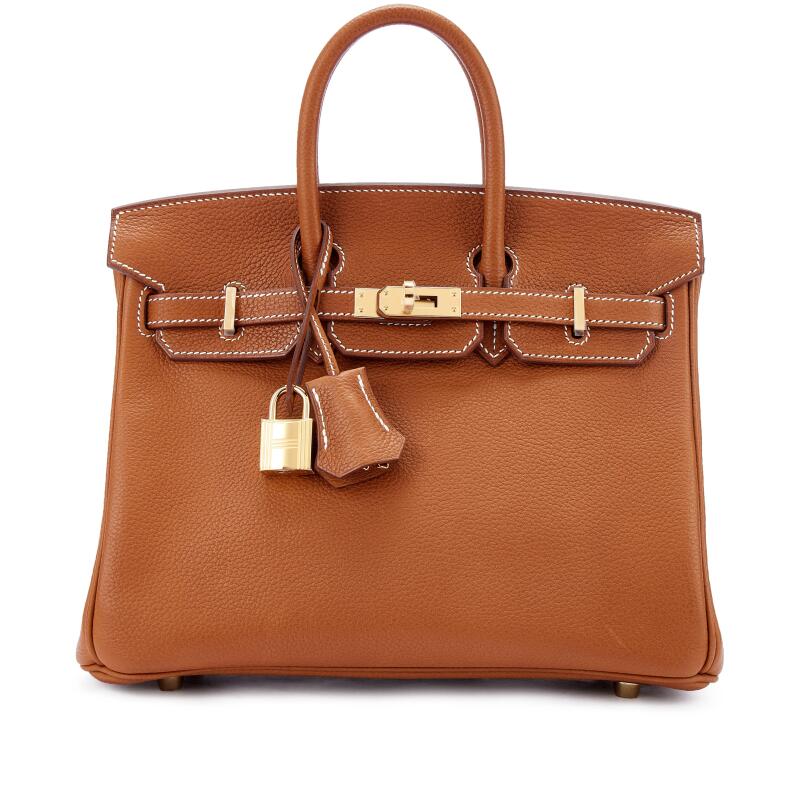 Hermes Fauve Barenia Birkin 25 Gold Hardware, 2024