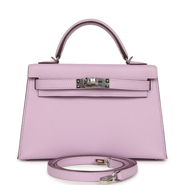 Hermes Kelly Sellier 20 Guimauve Epsom Palladium Hardware