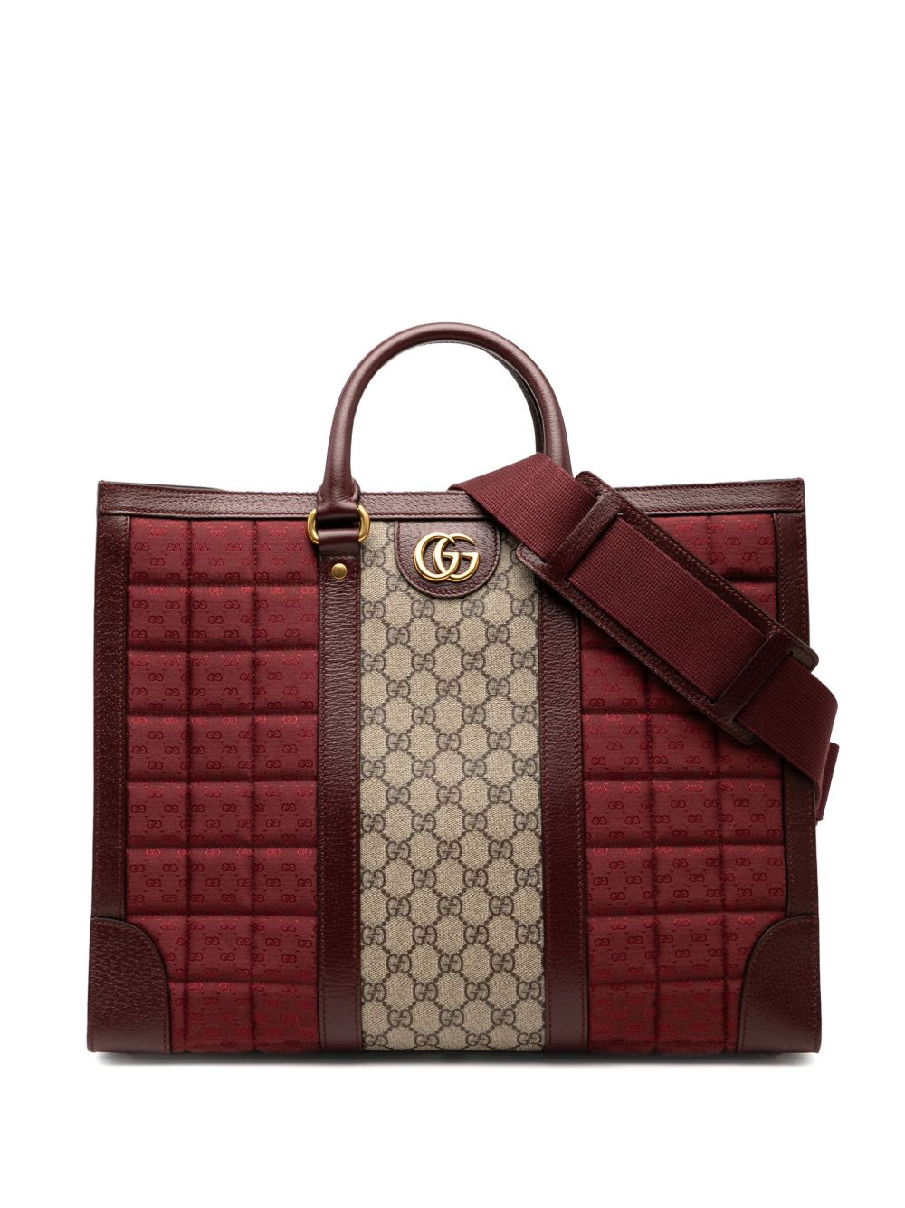 2016-2025 Medium GG Supreme and Quilted Mini GG Canvas Double G Tote satchel