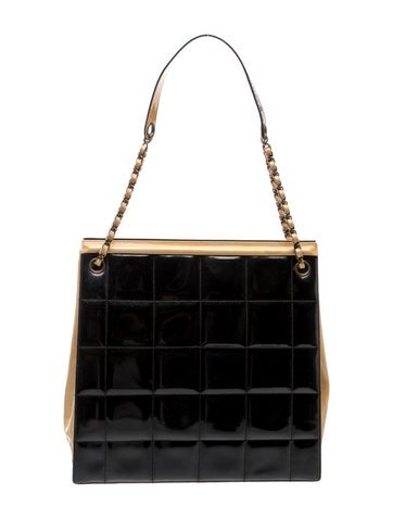 Patent Chocolate Bar Tote