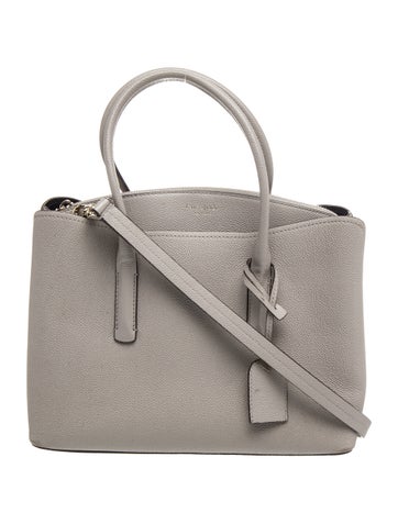 Leather Top Handle Bag