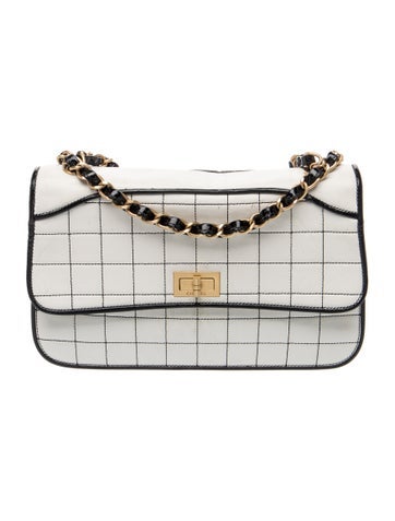 Square Quilt Mademoiselle Flap Bag