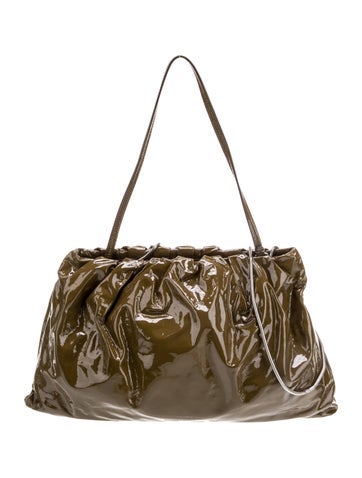Staud Patent Leather Shoulder Bag