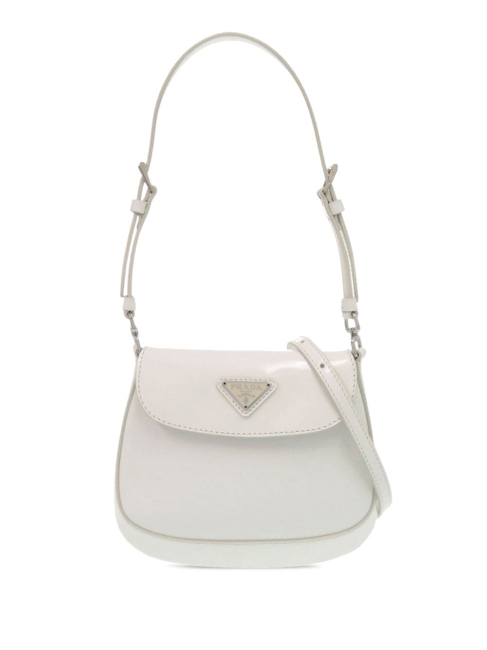Prada 2020-2026 Mini Brushed Leather Cleo Bag crossbody bag