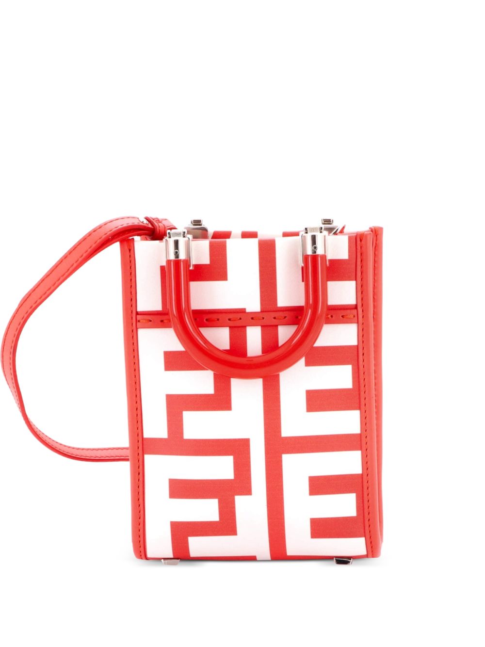 x Marc Jacobs Sunshine Shopper Tote Printed Leather Mini crossbody bag