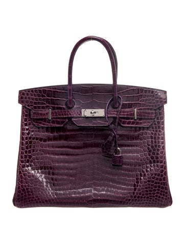 Shiny Crocodile Birkin 35