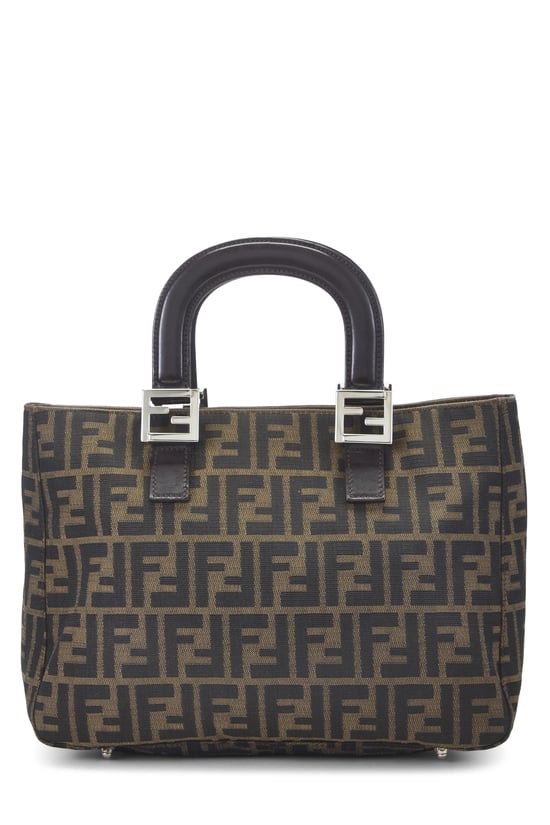 Brown Zucca Canvas Handbag