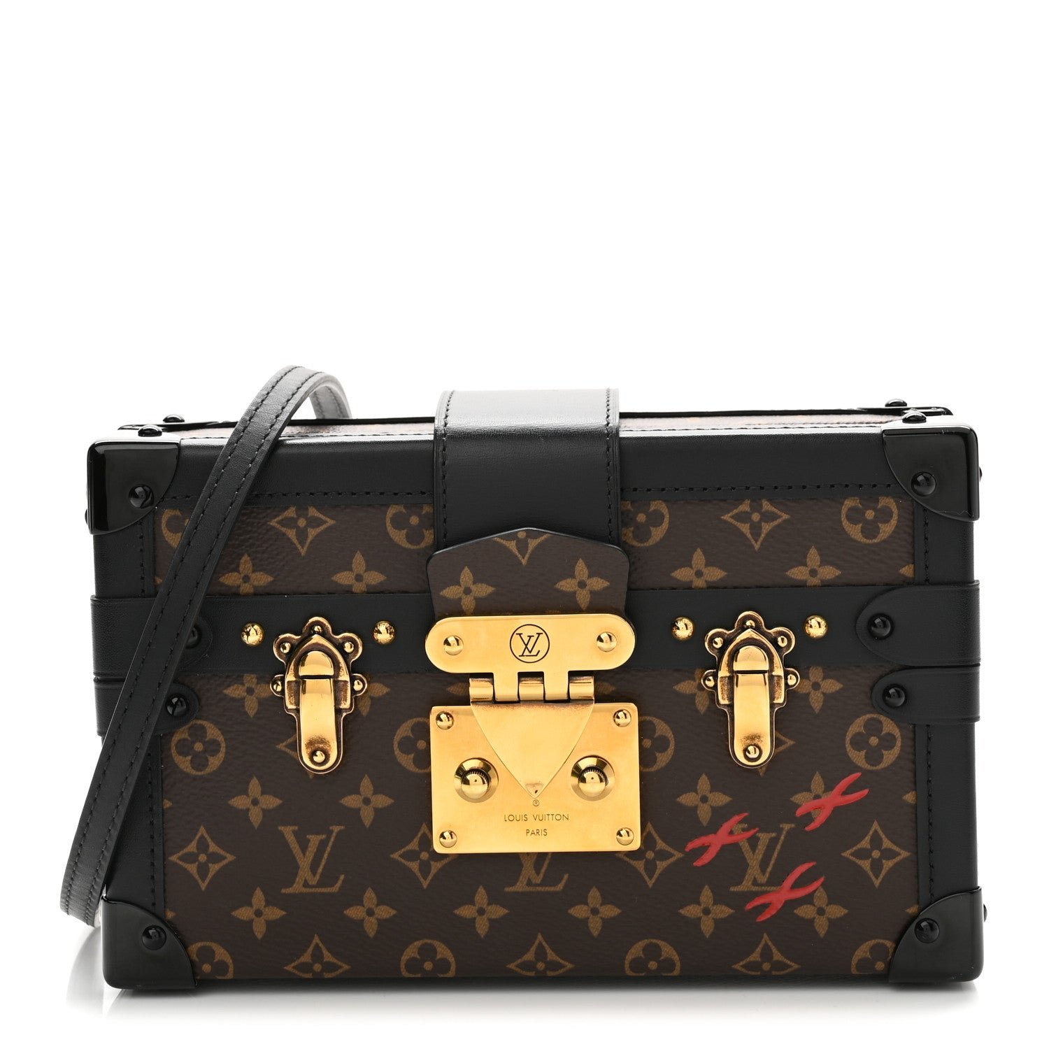 Louis Vuitton Monogram Petite Malle Black
